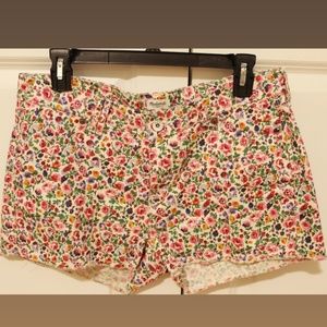 Madewell cut off shorts size 28 floral print